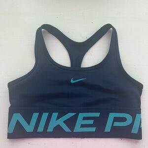 Nike Pro Dark Blue Sports Bra